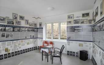 Ausstellungsraum beim Israelitischen Friedhof